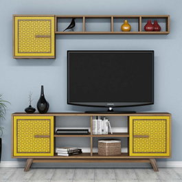 Hanah Home Ayla - Nogal y Amarillo